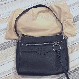 Rebecca Minkoff Gabby Leather Crossbody Purse - Black